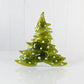 Christmas Tree Candle Holder from Upcycled Wine Bottle