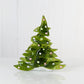 Christmas Tree Candle Holder from Upcycled Wine Bottle