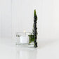 Christmas Tree Candle Holder from Upcycled Wine Bottle