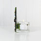 Christmas Tree Candle Holder from Upcycled Wine Bottle