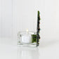 Christmas Tree Candle Holder from Upcycled Wine Bottle
