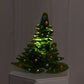 Christmas Tree Candle Holder from Upcycled Wine Bottle