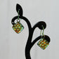 Fall Color Dichroic Glass Earrings