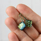 Fall Color Dichroic Glass Earrings