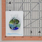 Blue and Green Dichroic Glass Pendant - SnarkyFish