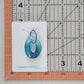 Blue Dichroic Glass Pendant - SnarkyFish