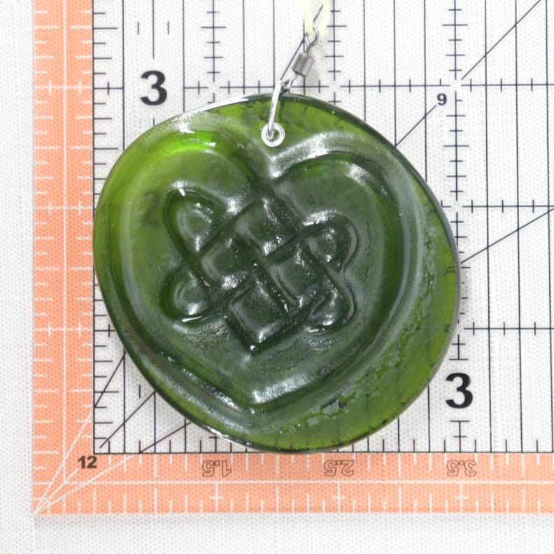 Celtic Knot Heart Suncatcher