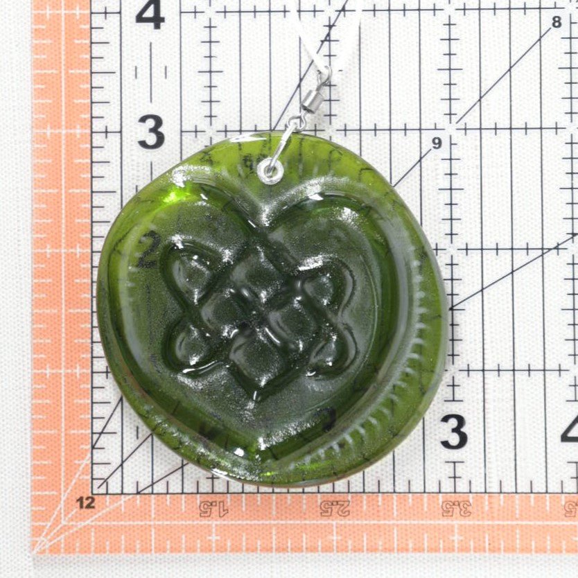 Celtic Knot Heart Suncatcher