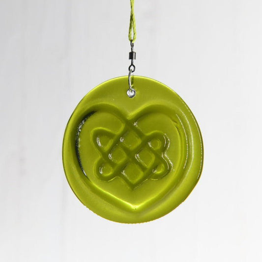 Celtic Knot Heart Suncatcher