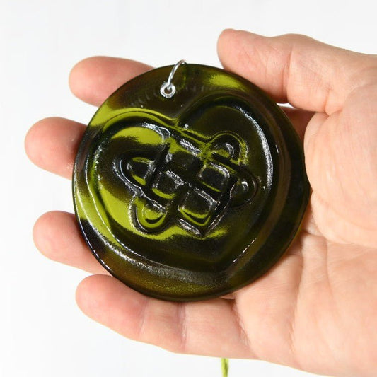 Celtic Knot Heart Suncatcher