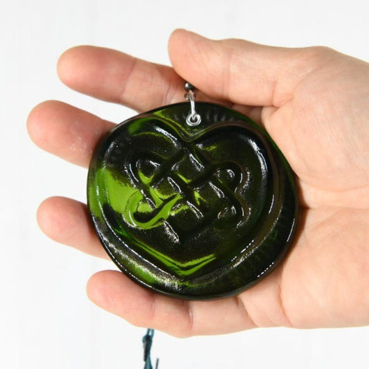 Celtic Knot Heart Suncatcher