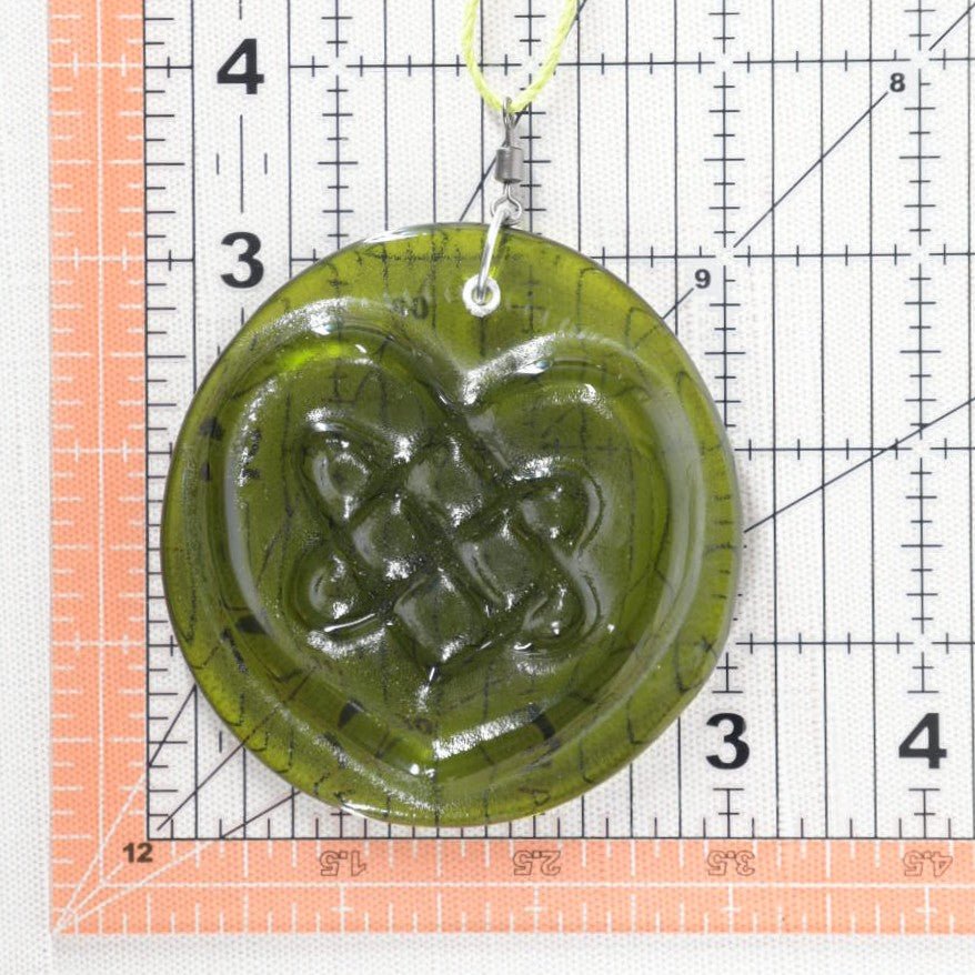 Celtic Knot Heart Suncatcher