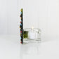 Christmas Tree Candle Holder from Upcycled Wine Bottle