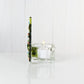 Christmas Tree Candle Holder from Upcycled Wine Bottle