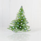 Christmas Tree Candle Holder from Upcycled Wine Bottle