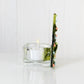 Christmas Tree Candle Holder from Upcycled Wine Bottle