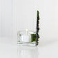 Christmas Tree Candle Holder from Upcycled Wine Bottle