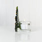 Christmas Tree Candle Holder from Upcycled Wine Bottle