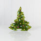Christmas Tree Candle Holder from Upcycled Wine Bottle