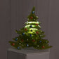 Christmas Tree Candle Holder from Upcycled Wine Bottle