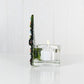 Christmas Tree Candle Holder from Upcycled Wine Bottle