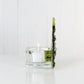 Christmas Tree Candle Holder from Upcycled Wine Bottle