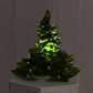Christmas Tree Candle Holder from Upcycled Wine Bottle