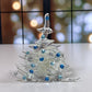 Christmas Tree Candle Holder from Upcycled Wine Bottle