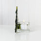Christmas Tree Candle Holder from Upcycled Wine Bottle