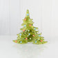 Christmas Tree Candle Holder from Upcycled Wine Bottle