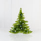Christmas Tree Candle Holder from Upcycled Wine Bottle