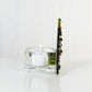 Christmas Tree Candle Holder from Upcycled Wine Bottle