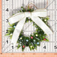 Christmas Tree Wreath from Upcycled Wine Bottle