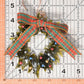 Christmas Tree Wreath from Upcycled Wine Bottle