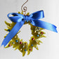 Christmas Tree Wreath from Upcycled Wine Bottle