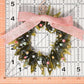 Christmas Tree Wreath from Upcycled Wine Bottle