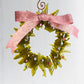 Christmas Tree Wreath from Upcycled Wine Bottle