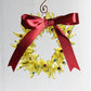 Christmas Tree Wreath from Upcycled Wine Bottle