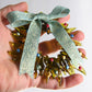 Christmas Tree Wreath from Upcycled Wine Bottle