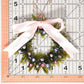 Christmas Tree Wreath from Upcycled Wine Bottle