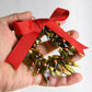 Christmas Tree Wreath from Upcycled Wine Bottle