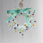 Christmas Tree Wreath from Upcycled Wine Bottle