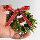 Christmas Tree Wreath from Upcycled Wine Bottle