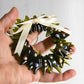 Christmas Tree Wreath from Upcycled Wine Bottle