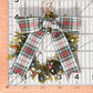 Christmas Tree Wreath from Upcycled Wine Bottle