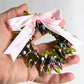 Christmas Tree Wreath from Upcycled Wine Bottle