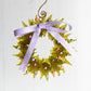 Christmas Tree Wreath from Upcycled Wine Bottle