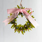 Christmas Tree Wreath from Upcycled Wine Bottle