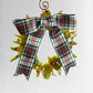 Christmas Tree Wreath from Upcycled Wine Bottle