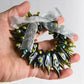 Christmas Tree Wreath from Upcycled Wine Bottle
